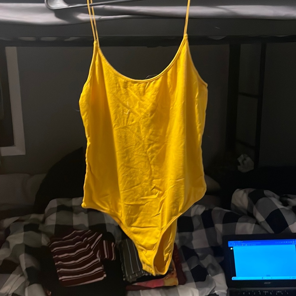 Mustard yellow bodysuit